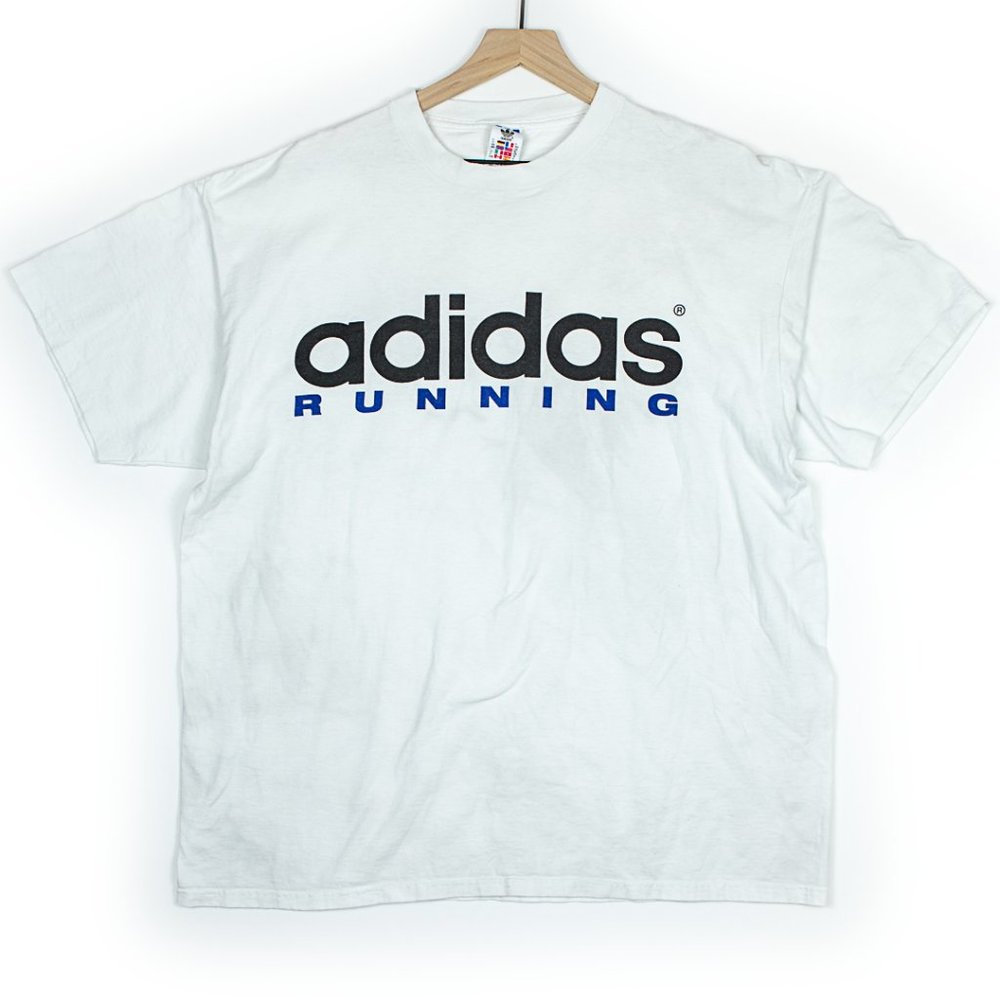 SOLD! Vintage Adidas Running Single Stitch USA Tee